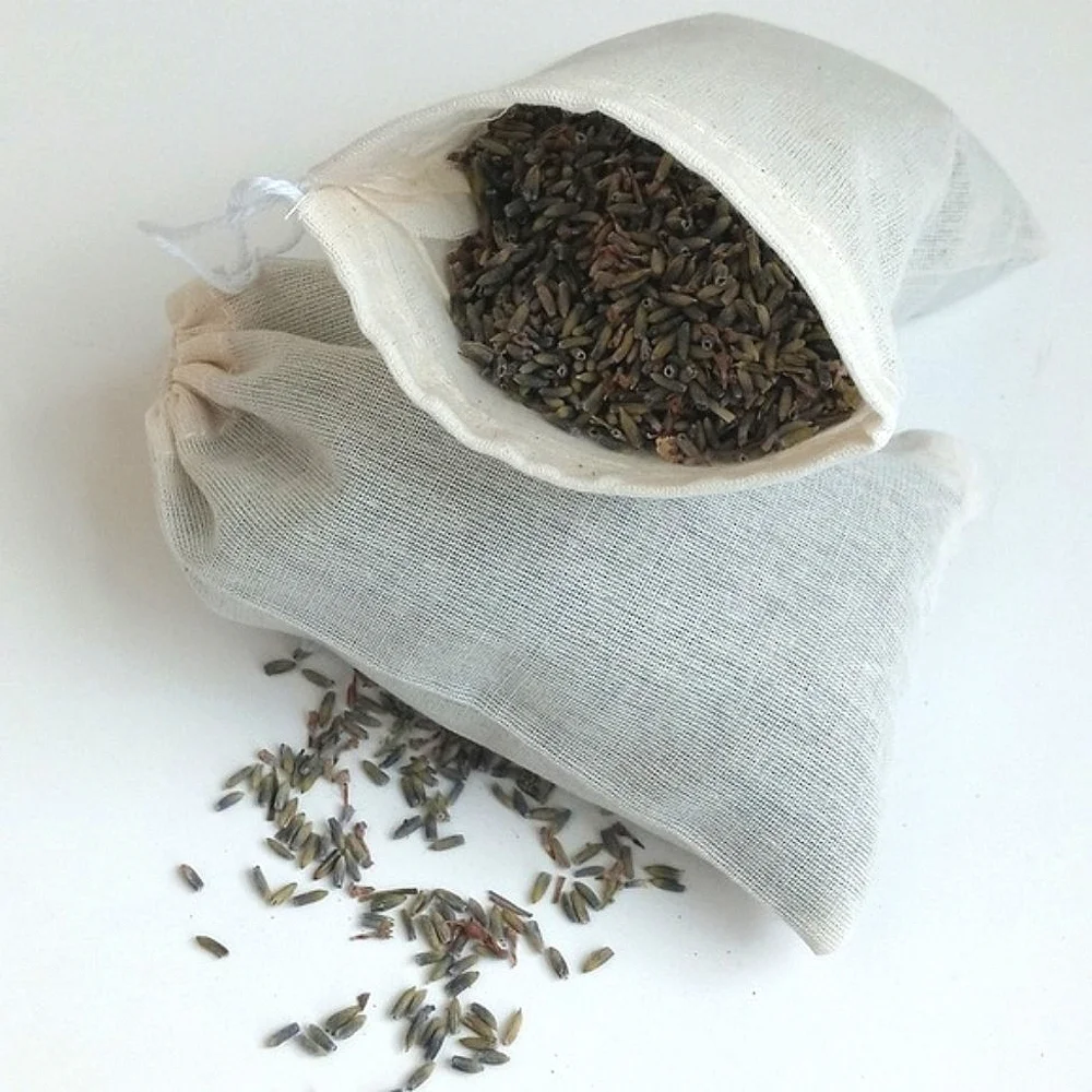 2x Lavender Sachets (Organic French Lavender Flower) Sachets Set of 2
